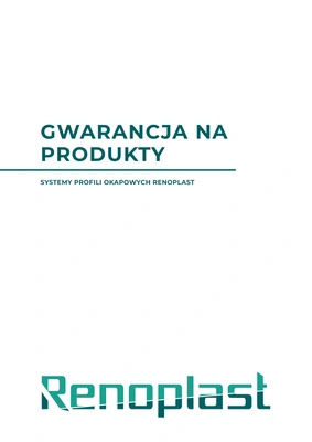 Warunki gwarancji: Profile okapowe