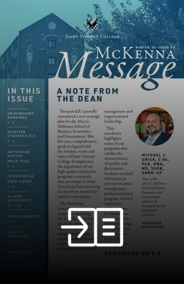 Cover for Mckenna Message Winter 2025