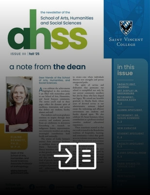 Cover of the Fall 2025 AHSS Newsletter