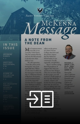 Cover for Mckenna Message Fall 2025