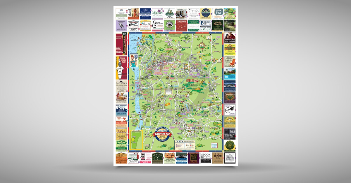 Addison County Discovery Map